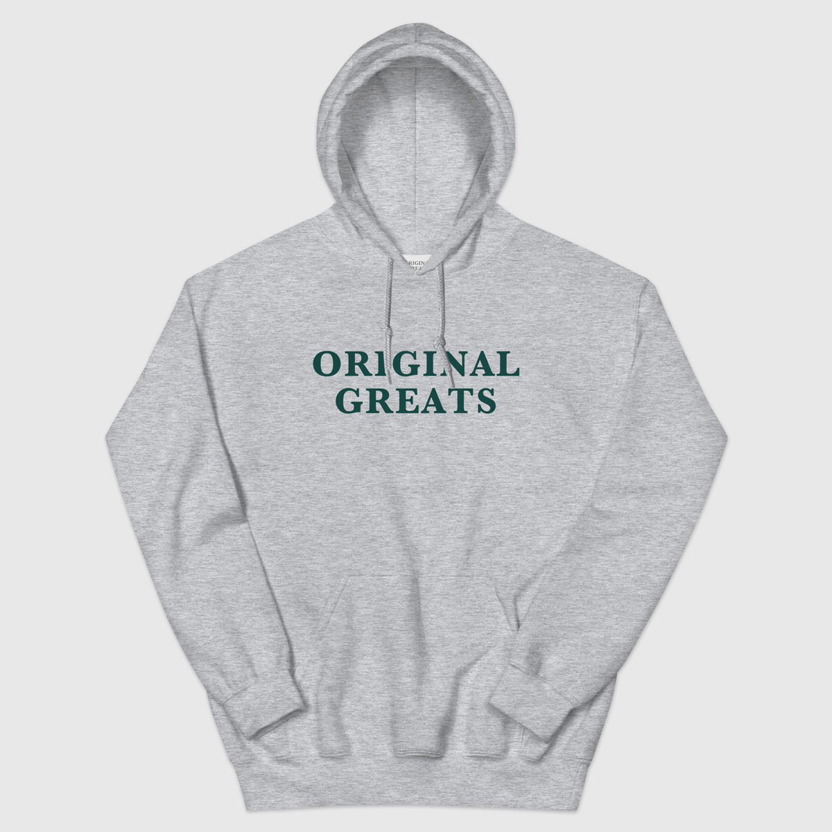 ★HOODHOOD★ beagle logo hood gray New Style Logo Zip Hoodie Gunmetal Heather